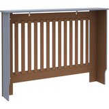  Pokrov za radijator sivi 112 x 19 x 81,5 cm konstruirano drvo | shoptok.hr