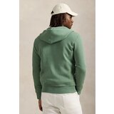 Polo Ralph Lauren Puloverji SWEATSHIRT ZIPPE EN DOUBLE KNIT TECH Kaki | Shoptok.si