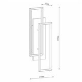  solea 37 plafonska svetiljka 40W 3000/4000/6000K crna/drvo dim | ePonuda.com