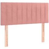 Maison Chic posteljno vzglavje - vzglavna omarica - nočna omarica roza 90x5x78/88 cm žamet, (21706022) Cene