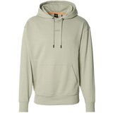 Boss WeSmall Logo Hoodie Open Green Zelena Cijene