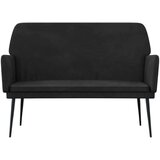  Klupa crna 108 x 35 x 41 cm baršunasta | shoptok.hr