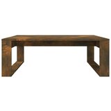  Stolić za kavu dimljeni hrast 100x100x35 cm konstruirano drvo | shoptok.hr