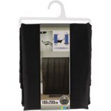 Tendance zavjesa za kadu + 12 pp kukica 180×200 cm poliester, crna | Eponuda.ba