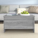  Stolić za kavu sivi hrast 80x55,5x41,5 cm konstruirano drvo | Shoptok.si