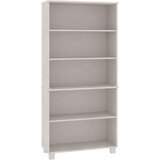  Visoka omara HAMAR trdna borovina bela, (20654369) | Shoptok.si