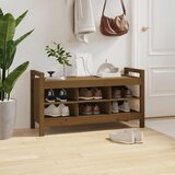  Klupa za hodnik boja meda 110x40x60 cm od masivne borovine | Eponuda.com