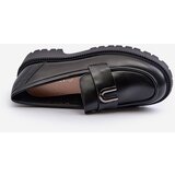 VINCEZA Girls' Loafer Moccasins with Ornament Black Elvilda | shoptok.hr