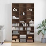 Ormarić za CD-ove smeđi hrast 102x23x177,5 cm konstruirano drvo | shoptok.hr
