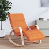 vidaXL Stolica za ljuljanje tamnožuta od tkanine | shoptok.hr
