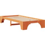  Krevetna konstrukcija Smeđi vosak Čvrsto drvo 90 x 200 cm | shoptok.hr