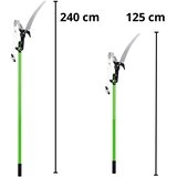 LEAN 26611 teleskopske škare za grane s pilom 2u1, 125–240 cm | shoptok.hr