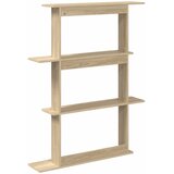  Polica zidna Smeđa 100 x 20 x 126 cm Konstruirano drvo | shoptok.hr