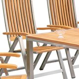 Gardenson Vrtna Garnitura Keros, 7-Delno, Jeklo, Masiven Les | Shoptok.si
