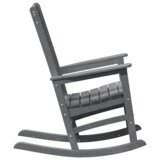  Zibajoči stol 2 pcs Svetlo siva 92 x 70 x 108 cm Polietilen, (5000288923) | Shoptok.si