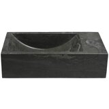 Sapho Črn kamnit umivalnik za WC 40x22 cm Blok – | Shoptok.si