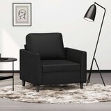 vidaXL Fotelj črn 60 cm umetno usnje | Shoptok.si