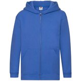 Fruit Of The Loom Niebieska bluza dziecięca z kapturem Zip Through Hooded Sweat | shoptok.hr