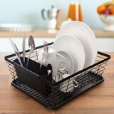 Orion Crni metalni ocjeđivač za posuđe 36x30,5 cm Radka – | shoptok.hr
