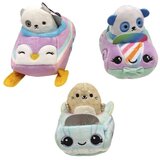 Squishmallows squishville: 2 v 1 mini plišasta figura in vozilo 5 cm, 2 kosi - različni Cene