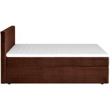 Livetastic POSTELJA Z VZMETNICO 180 cm x 200 cm , tekstil opečnato rjava | Shoptok.si