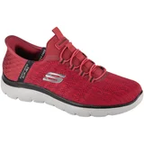 Skechers Nizke superge Slip-Ins: Summits - Key Pace Rdeča