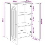  Ormar za montažu na zid Bijela 66 x 34,5 x 90 cm | Shoptok.si
