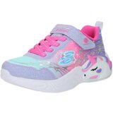 Skechers Superge 'UNICORN DREAMS - WISHFUL MAGIC' voda / svetlo lila / neonsko roza / srebrna | Shoptok.si