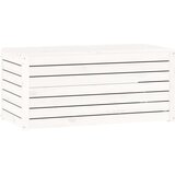  Vrtna kutija bijela 101 x 50,5 x 46,5 cm od masivne borovine | Eponuda.ba