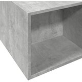  Okvir kreveta boja betona 135 x 190 cm od konstruiranog drva | shoptok.hr