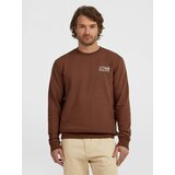 O'neill Majica kostanj rjava / bela | Shoptok.si