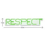 WALLXPERT dekorativna plastična led rasveta respect green | ePonuda.com