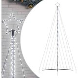 vidaXL Lučke za novoletno jelko 570 LED diod hladno bele 399 cm | Shoptok.si