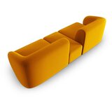 Milo Casa Gorčično rumena žametna sedežna garnitura 246 cm Paolo – | Shoptok.si