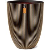 Capi Vaza elegant Groove 34x46 črna in zlata, (20981064) | Shoptok.si