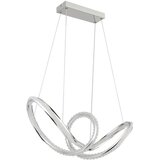 Globo 67440H - LED luster na sajli EVANGELINE LED/45W/230V, prigušiva, sjajni hrom + daljinski upravljač | Eponuda.com