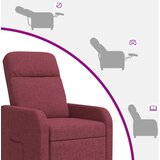  Fotelja s nagibom Vinska crvena Tkanina | shoptok.hr