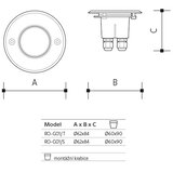  LED Spoljašnje nagazno svetlo ROAD LED/0,5W/230V IP67 3000K | Eponuda.com
