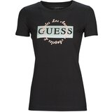 Guess Majice s kratkimi rokavi SS CN ROUND LOGO TEE Črna | Shoptok.si