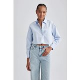 Defacto Oversize Fit Poplin Long Sleeve Shirt | shoptok.hr