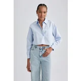 DEFACTO Oversize Fit Poplin Long Sleeve Shirt