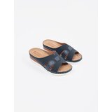 Shelvt Comfortable flip-flops on a low wedge blue | Shoptok.si