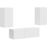  Set zidnog ormarića za TV Zidne 4 pcs Visoki sjaj bijela | Eponuda.ba