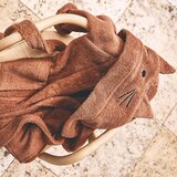 Liewood dječji ogrtač za kupanje lily cat terracotta | shoptok.hr