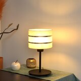  LED stona lampa HELEN 1xE27/15W/230V krem/crna/zlatna | Eponuda.com