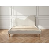 Bobochic Paris Bež podstavljeni tapecirani bračni krevet s podnicom 160x200 cm Celina – | shoptok.hr