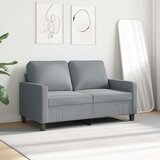  Dvosjed od tkanine svjetlosivi 120 cm | Eponuda.ba