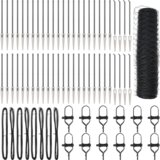 vidaXL Heksagonalna ograda Siva 0.8x100 m Čelik | shoptok.hr