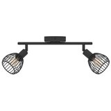 Eglo 901039 - Spot svetiljka SONNINO 2xE14/40W/230V, crna | Eponuda.com