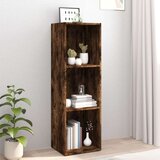 vidaXL Knjižna/TV omarica dimljeni hrast 36x30x114 cm inženirski les | Shoptok.si